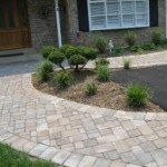 Nice Paver Walkway from Driveway to Front Porch