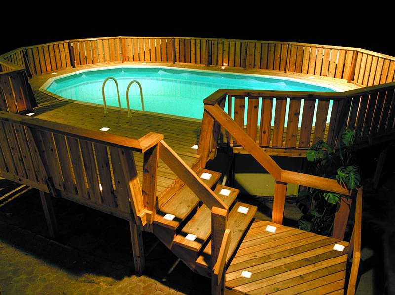 Wood Pool Deck