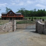 Beautiful Country Entrance Way and Gate