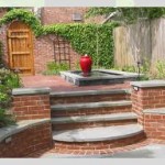 Nice Brick and Concrete Steps and Retaining Walls