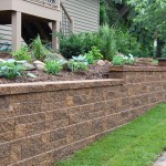Block Retaining Wall that Serves the Purpose as a Structural and Garden Retaining Wall